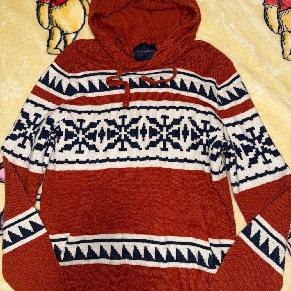 American Eagle men’s medium sweater winter Aztec